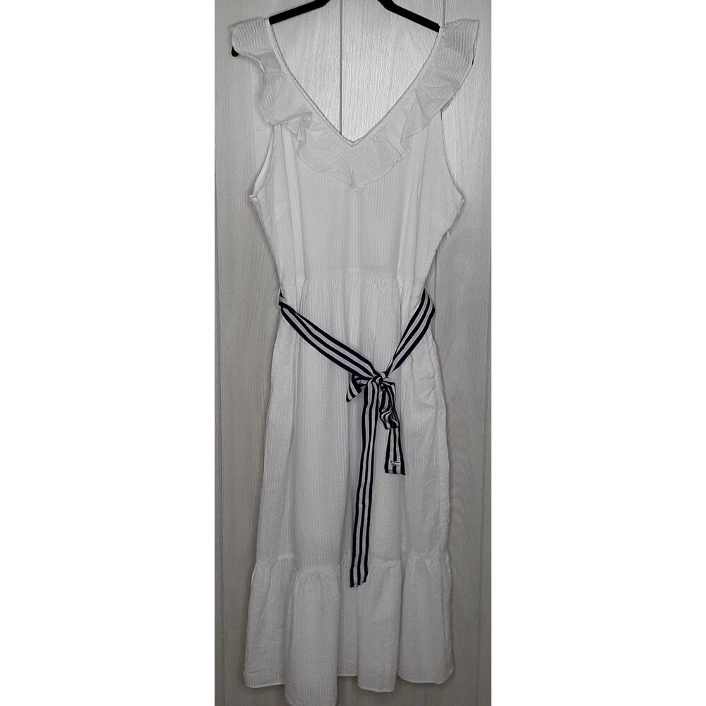 Vineyard Vines x Target White Sundress Size XL Hip Pockets Lined